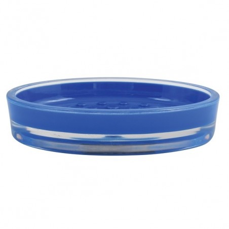 Porte Savon Acrylique TAHITI Bleu MSV