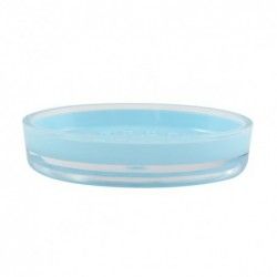 Porte Savon Acrylique TAHITI Bleu Clair MSV