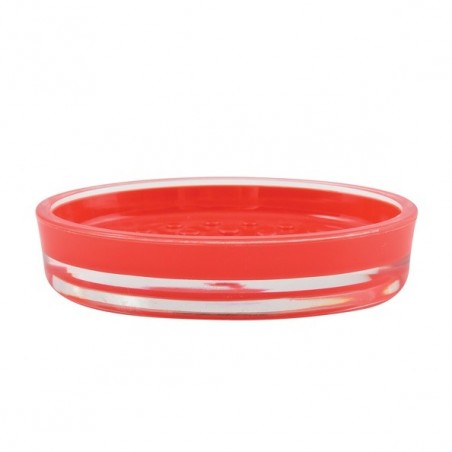 Porte Savon Acrylique TAHITI Rouge MSV