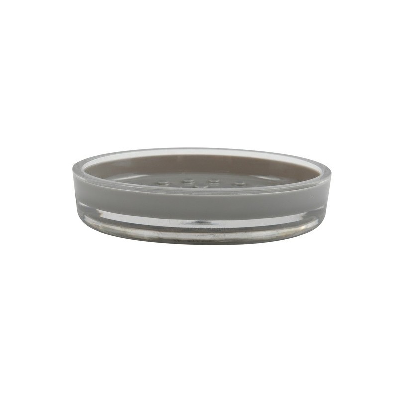Portasapone in plastica TAHITI Grigio MSV