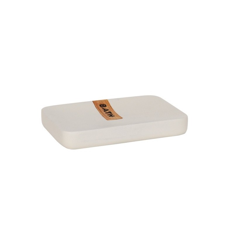 spirella Porte Savon Ciment IGUACU Blanc MSV