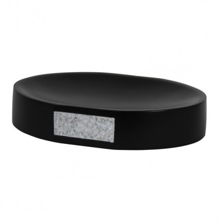 Porte Savon Polyrésine LUANDA Noir MSV