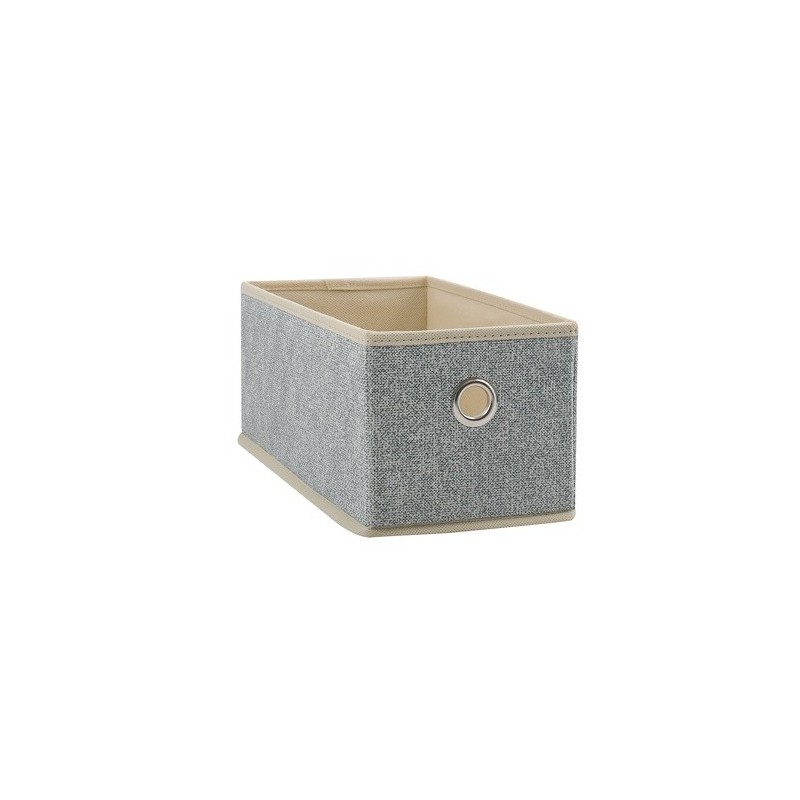 Boite Tiroir de rangement microaérée et respirant rectangle Gris MSV