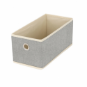 Boite Tiroir de rangement microaérée et respirant rectangle Gris MSV