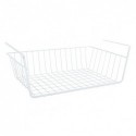 Panier de rangement suspendu à  étagère 38,5x25,5x14cm en Acier Blanc mat MSV