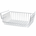 Panier de rangement suspendu à  étagère 40x27x14cm en Acier Chromé MSV