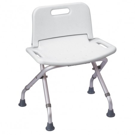 Siège de douche ajustable pliable MSV