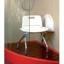 Siège de douche ajustable pliable MSV