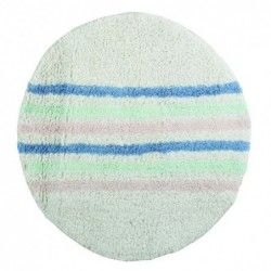 MSV Bathroom mat Round Cotton SEAUVILLE ø57Cm Multicolor