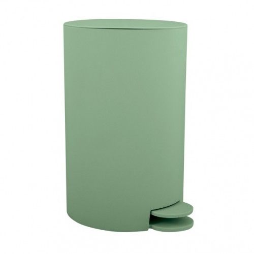 Papelera con pedal PP OSAKI 3L Verde Albahaca Mate MSV