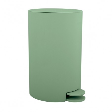 Papelera con pedal PP OSAKI 3L Verde Albahaca Mate MSV