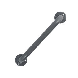 Barra de apoyo o soporte Acero 30cm Gris MSV