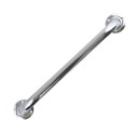 Barre de redressement ou d'appui Acier 40cm Chromé MSV