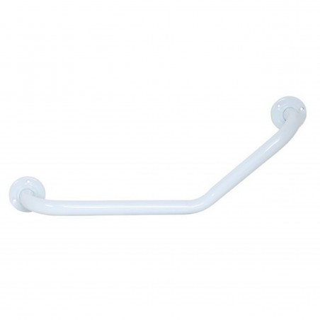 Barre de redressement ou d'appui coudée Acier 54x13,5x10cm Blanc MSV