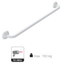 Barre de redressement ECO Acier Inox 60cm Blanc Spirella