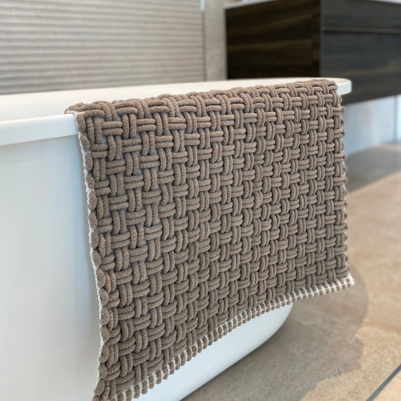 Spirella Badematte Polyester & Baumwolle JAIMY 50X80cm Taupe