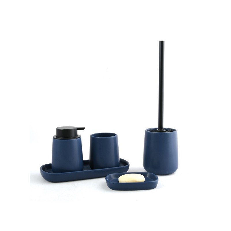 Distributeur de savon Céramique MAONIE Bleu Foncé mat MSV