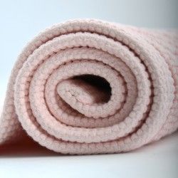 Tappetino da bagno in cotone CUBO 50x80cm Rosa Chiaro Spirella