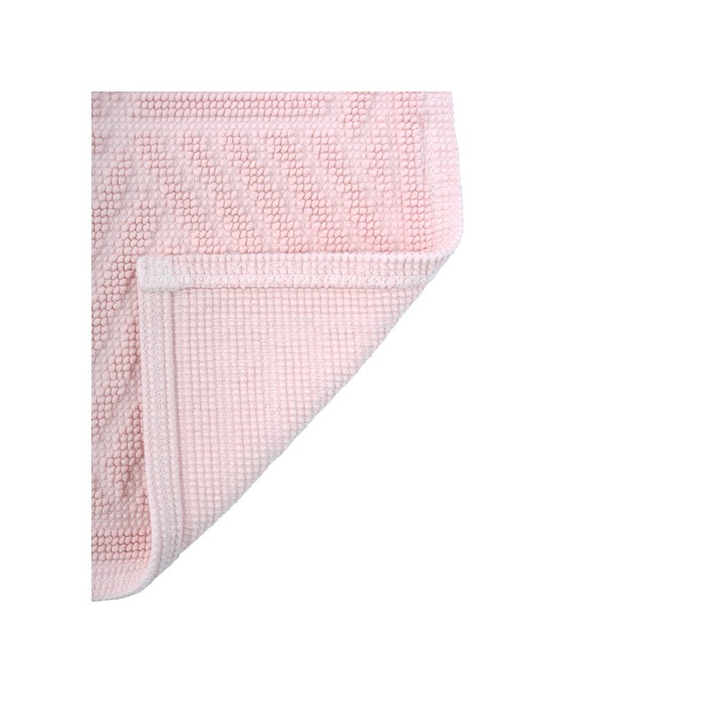 Tapis de bain Coton CUBO 50x80cm Rose Clair Spirella
