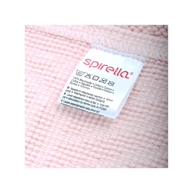Alfombra de baño CUBO de algodón 50x80 cm rosa claro Spirella