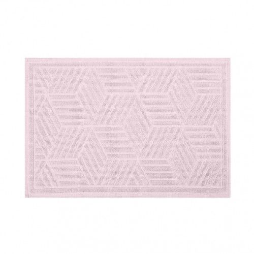 Alfombra de baño CUBO de algodón 50x80 cm rosa claro Spirella