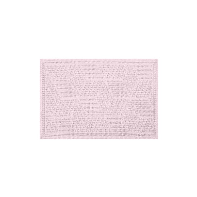Cotton bath mat CUBO 50x80cm Light Pink Spirella