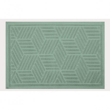 Cotton bath mat CUBO 50x80cm Basil Spirella Green
