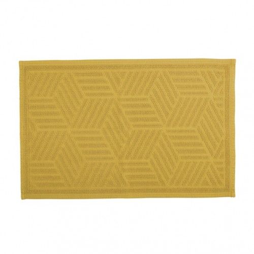 Tappetino da bagno in cotone CUBO 50x80cm zafferano Spirella