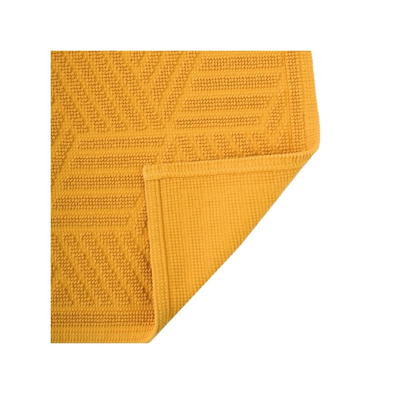 Cotton bath mat CUBO 50x80cm Saffron Spirella