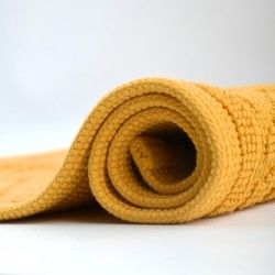 Tappetino da bagno in cotone CUBO 50x80cm zafferano Spirella