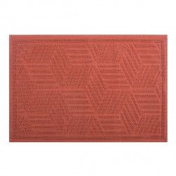 Alfombra de baño de algodón CUBO 50x80cm Terracota Spirella