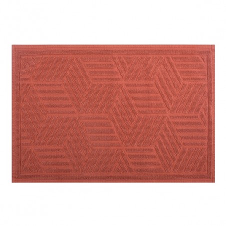 Alfombra de baño de algodón CUBO 50x80cm Terracota Spirella