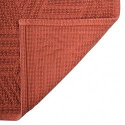 Cotton bath mat CUBO 50x80cm Terracotta Spirella
