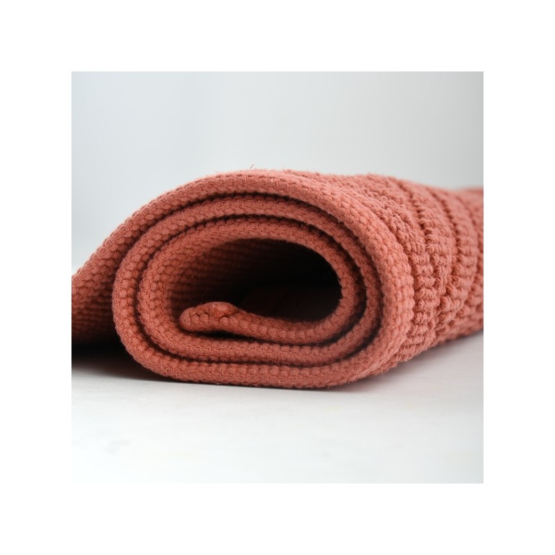 Cotton bath mat CUBO 50x80cm Terracotta Spirella