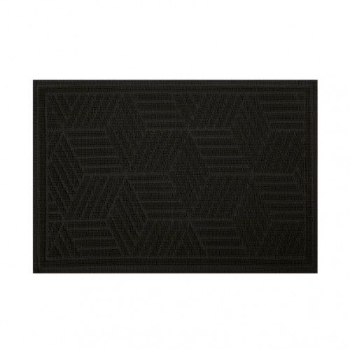 Alfombra de baño CUBO de algodón 50x80 cm negro Spirella