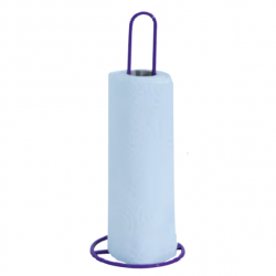 Portarrollos de papel de acero morado MSV