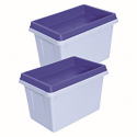Lot de 2 boà®tes à  légumes MSV