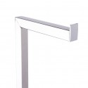 Combiné Wc Inox & Verre Noir MSV