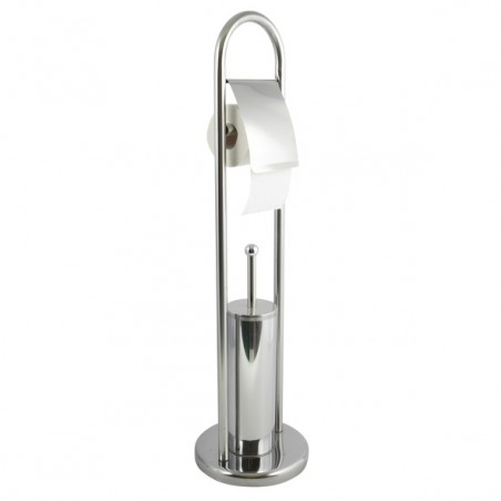 Combiné Wc en Acier Inoxydable Gris MSV