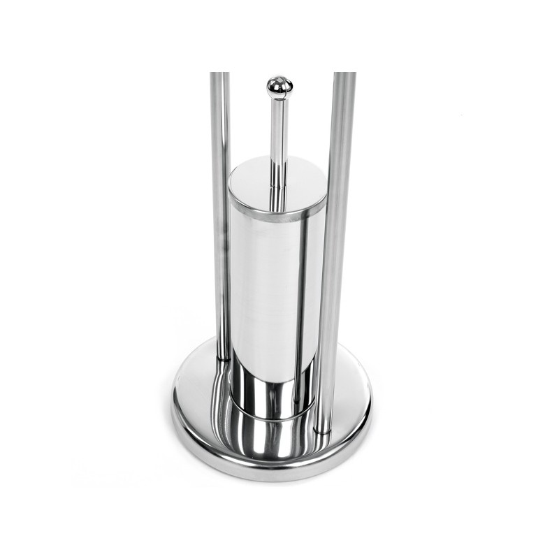 Combiné Wc en Acier Inoxydable Gris MSV