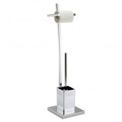 Pili Grigio Cromo Wc Combinato MSV