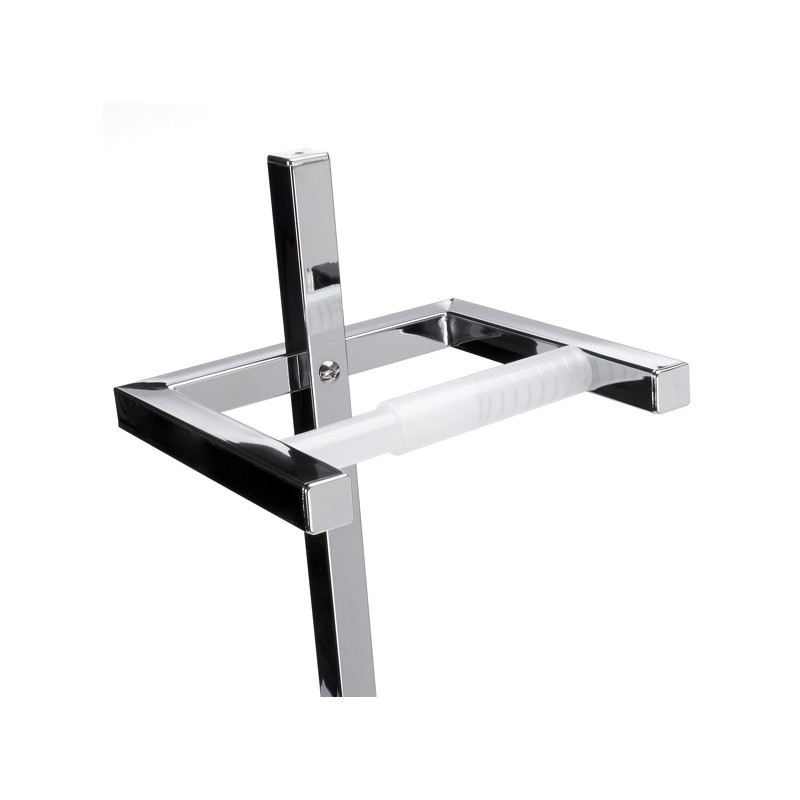 Portarollos escobillero  Pili Gris Cromado Combinado MSV