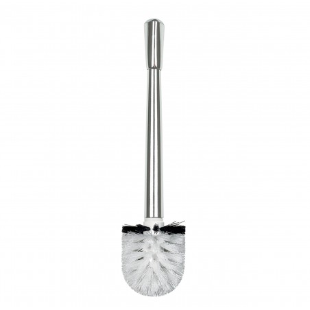 Toilet brush with ETNA chrome handle White Spirella
