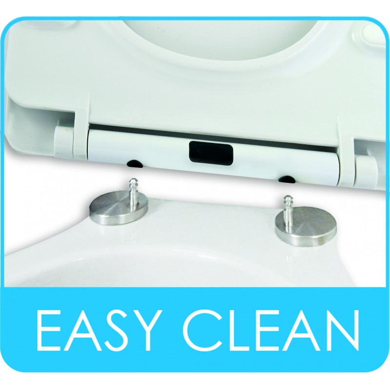 Sedile WC termorigido SLIM Bianco