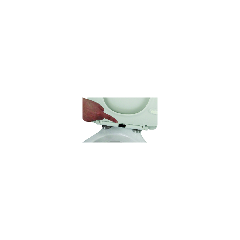 Abattant wc Thermo-dur SLIM Blanc