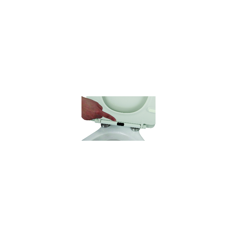 Tapa de inodoro termodura SLIM Blanco