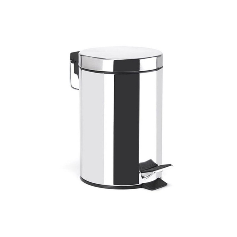Pattumiera a pedale in acciaio inox 3L Mirror MSV