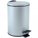 Poubelle à  pédale Acier ADELAR 5L Bleu Glace mat Spirella