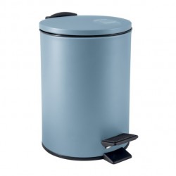Papelera con pedal Acero ADELAR 3L Niebla mate Spirella
