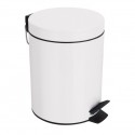 Poubelle à  pédale Acier SYDNEY 5L Blanc Spirella